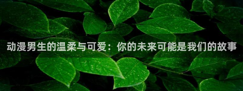 omofun下载安装：动漫男生的温柔与可爱：你的未来可能是我们的故事
